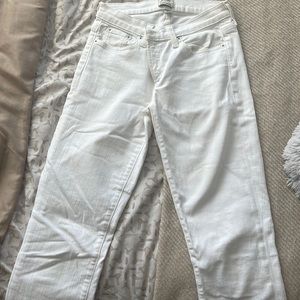 Jcrew toothpick (straight/skinny) white jeans. Size 25